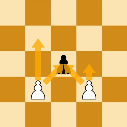 Picture of pawn's moves